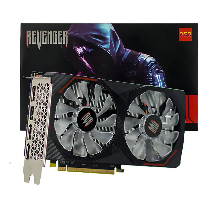 Placa De Vídeo Revenger Amd Radeon Rx 6600 8gb Gddr6 Pcie 4.