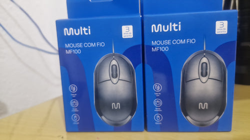 Mouse com fio Usb  Multilaser